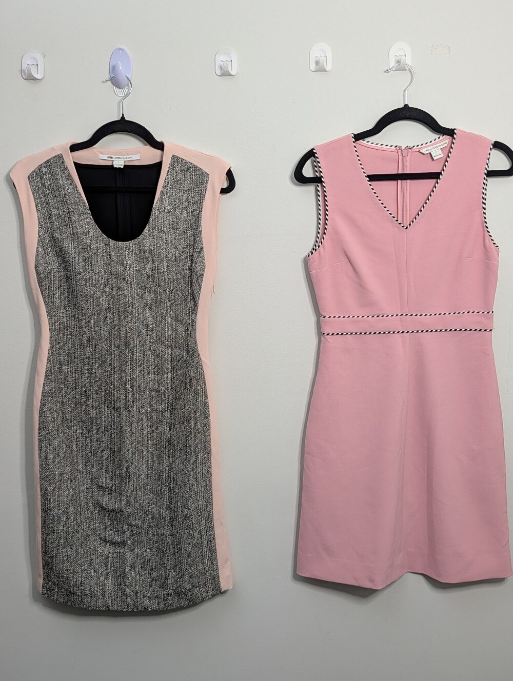 Diane Von Furstenberg DVF Bundle - 2 Dresses Size 2 - Leelou & Katherine Tweed